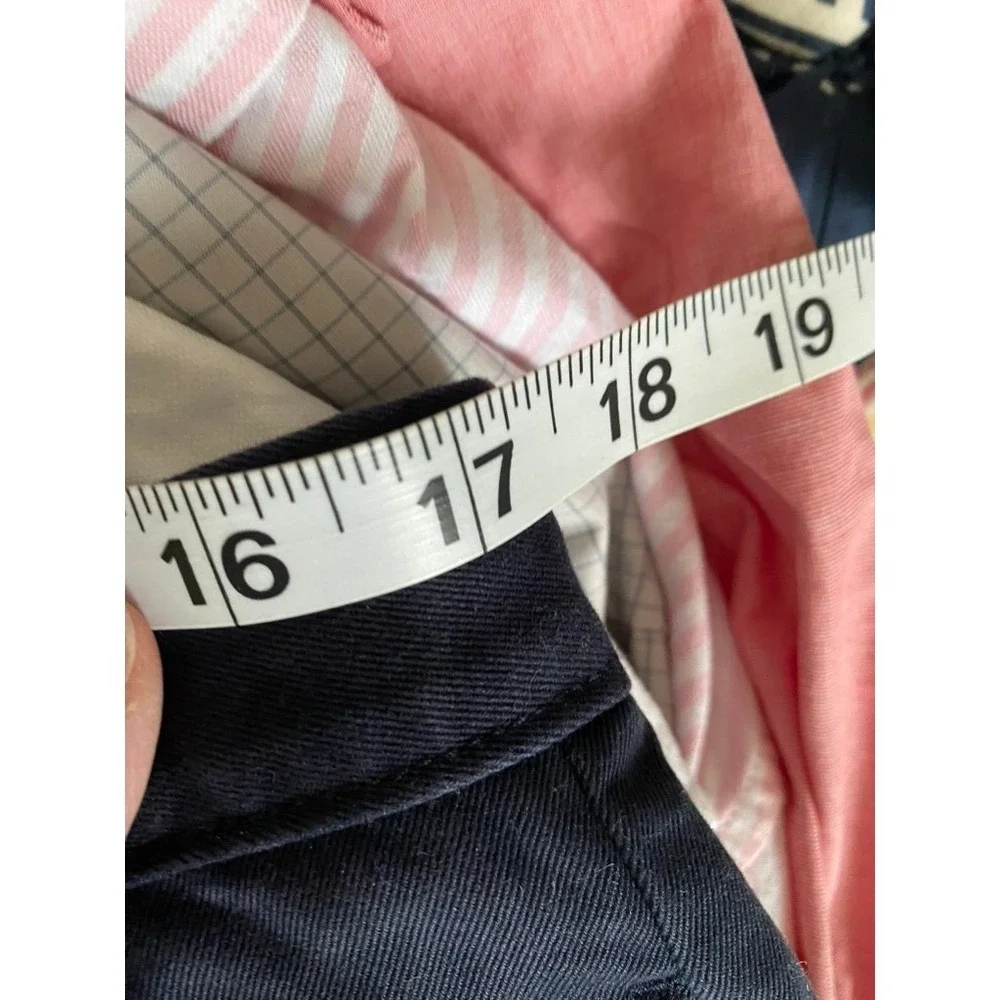 J Crew Essential Relaxed Fit Navy Blue Chino Pants Mens Size 34x31 Casual Preppy
